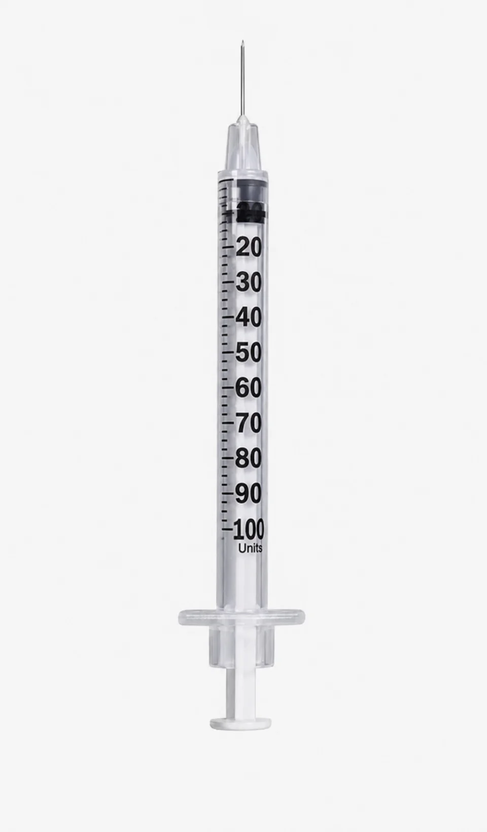 Syringe anatomy — tip, barrel and plunger