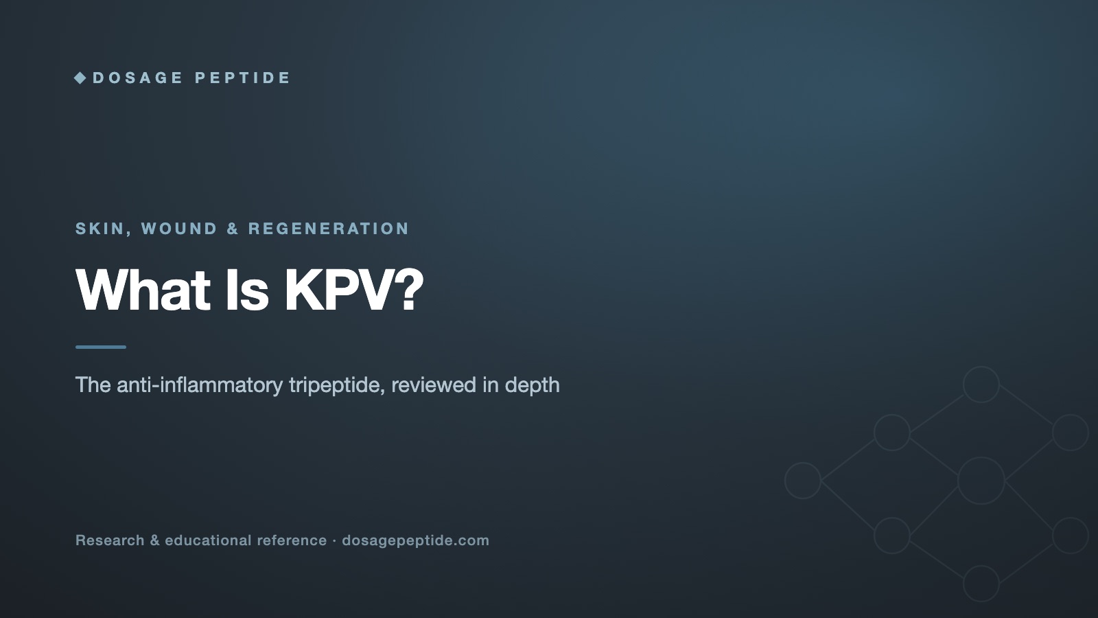 What is KPV? The Anti-Inflammatory Peptide for Gut, Skin, and Beyond
