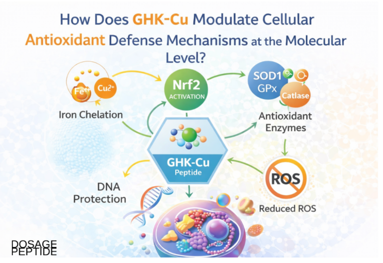 How Does GHK-Cu Modulate Cellular Antioxidant Defense Mechanisms at the Molecular Level?