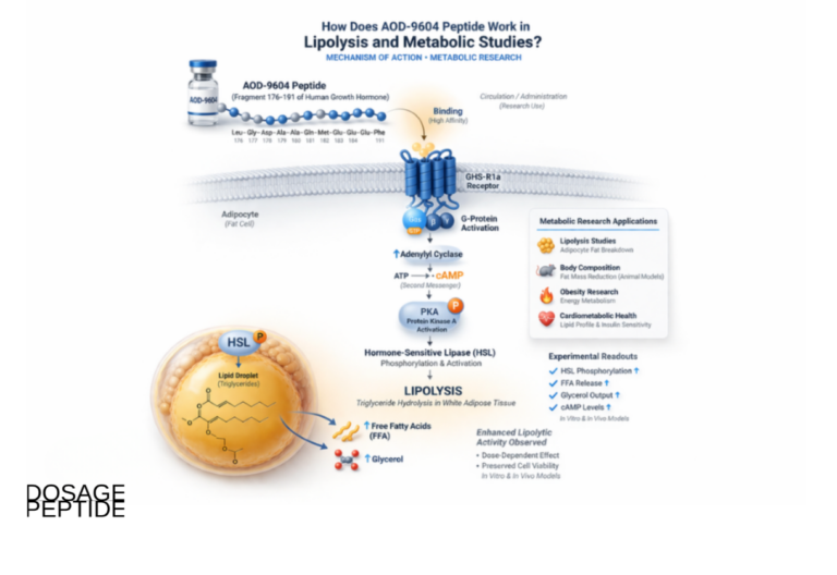 How Does AOD-9604 Peptide Work in Lipolysis and Metabolic Studies?