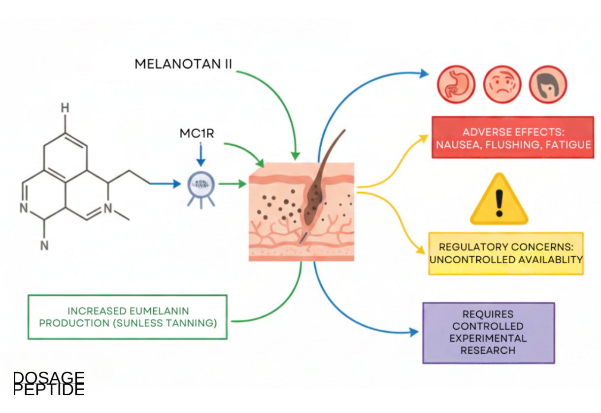 Does Melanotan II Promote Sunless Tanning Effectively, and What Risks Are Involved?