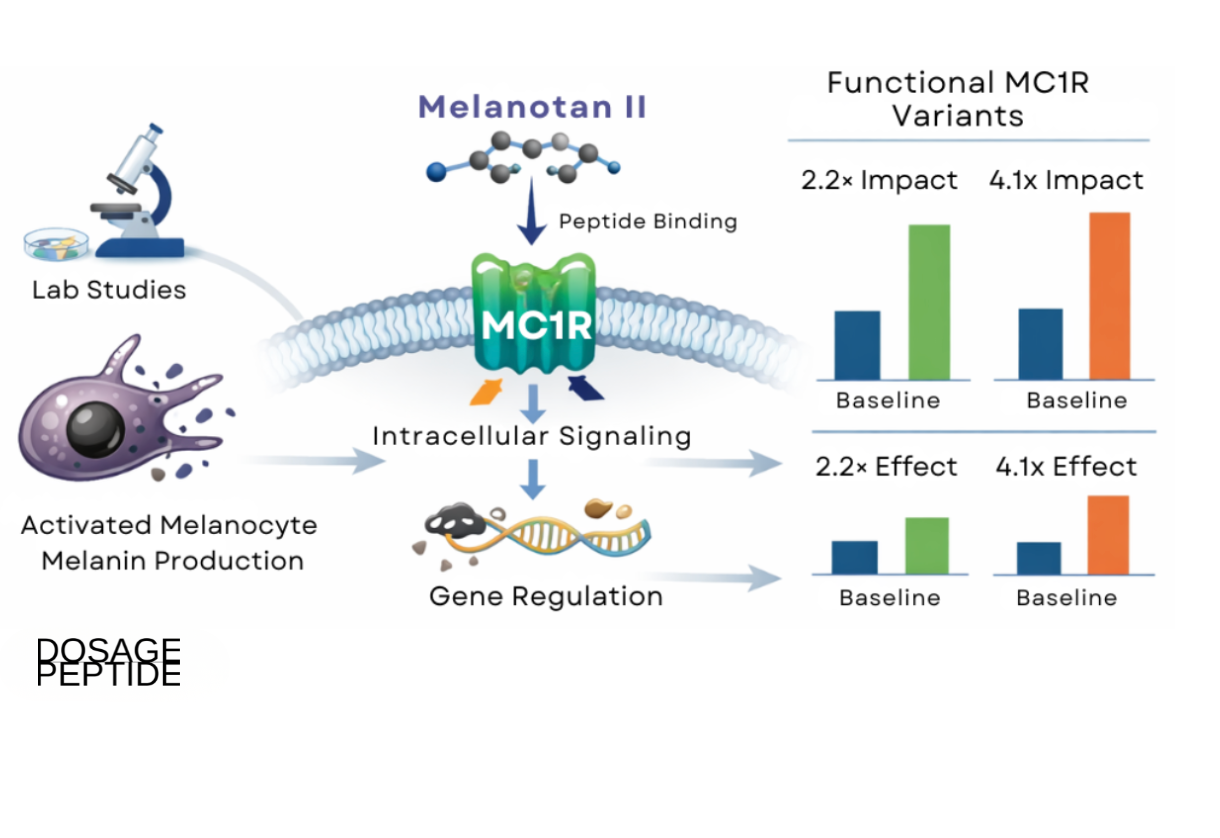How Does Melanotan II Affect MC1 Receptor Activity in Skin Pigmentation Research?