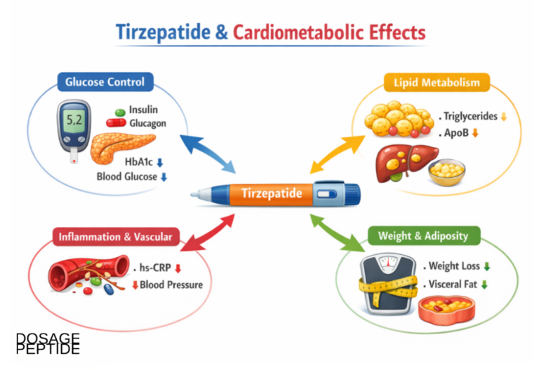 How Does Tirzepatide Impact Cardiometabolic Health Outcomes in Clinical Research Trials?