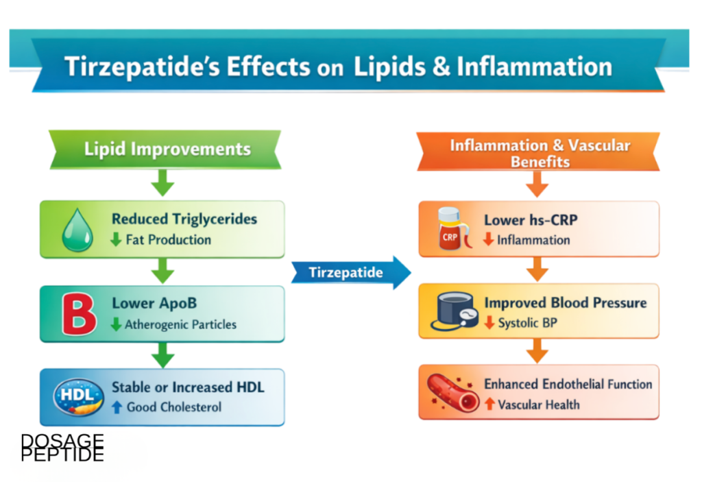 Research illustration of Tirzepatide and cardiometabolic health outcomes in clinical research trials