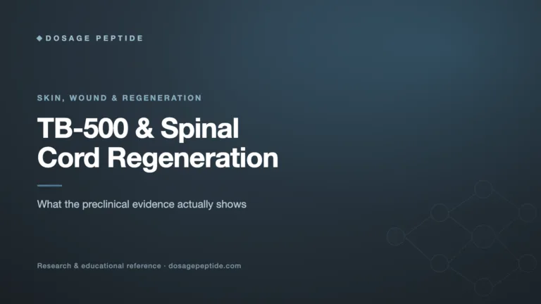 Can TB-500 Support Regeneration in Spinal Cord Injuries?