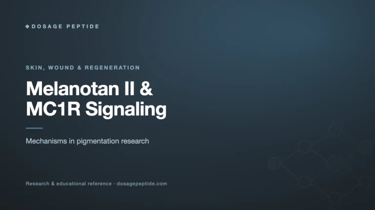 How does Melanotan II modulate MC1 signaling in pigmentation research?
