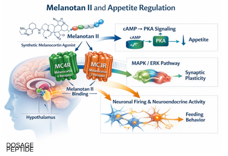 How Do Experimental Studies Characterize Melanotan II in Appetite Regulation Research?