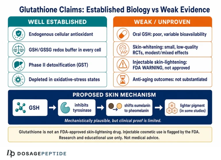 What Is Glutathione? The Master Antioxidant Tripeptide in Cellular & Skin Research