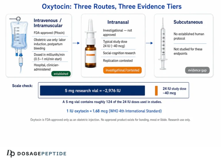 Oxytocin Dosage: Protocol, Subcutaneous Route & What the Research Documents