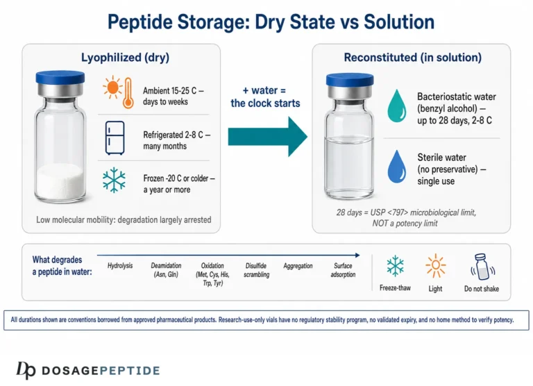 Do Peptides Need to Be Refrigerated? Storage, Stability & Shelf Life