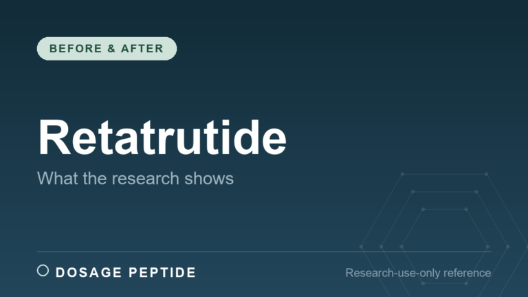 Retatrutide Before and After: What the Research Actually Shows