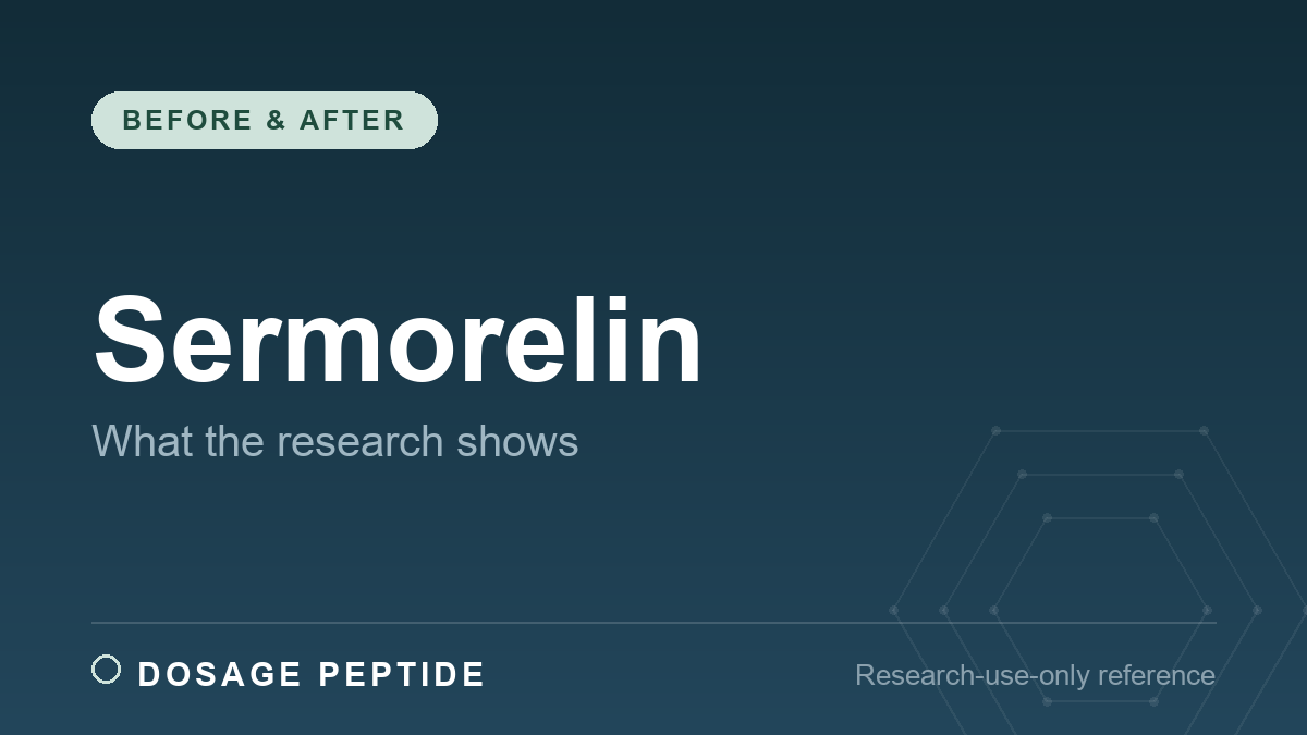 Sermorelin Before and After: What the Research Actually Shows