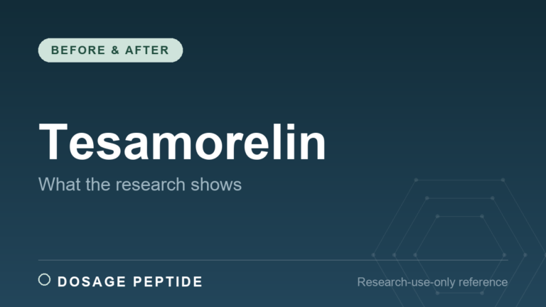 Tesamorelin Before and After: What the Research Actually Shows