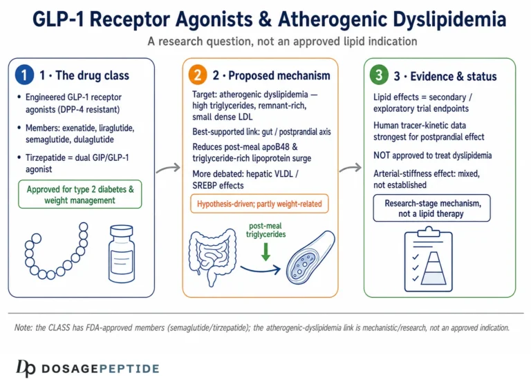 How Do GLP-1 Pathways Regulate Lipid Metabolism in Atherogenic Dyslipidemia?