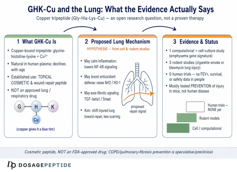 What Evidence Supports GHK-Cu Peptide in Preventing COPD and Pulmonary Fibrosis?