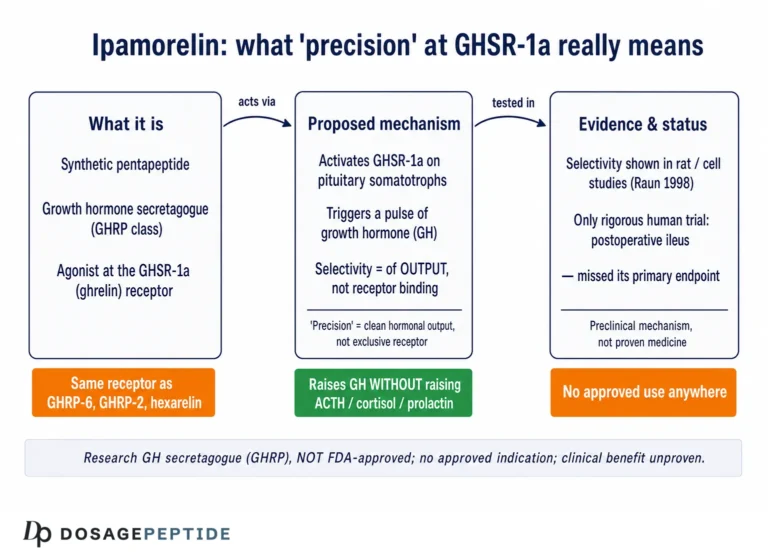 Which Studies Demonstrate Ipamorelin Precision In Targeting The GHSR-1a Receptor?