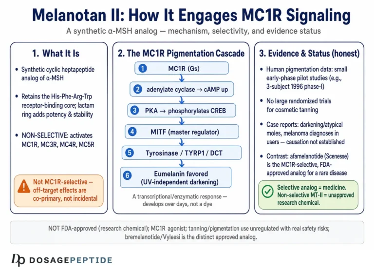 How does Melanotan II modulate MC1 signaling in pigmentation research ?
