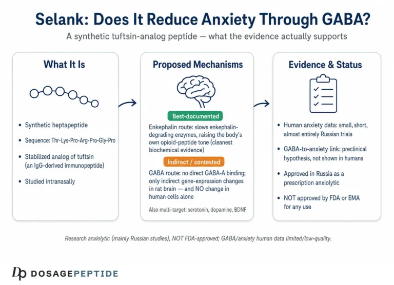 How Does Selank Modulate GABAergic Activity To Reduce Human Anxiety Levels?