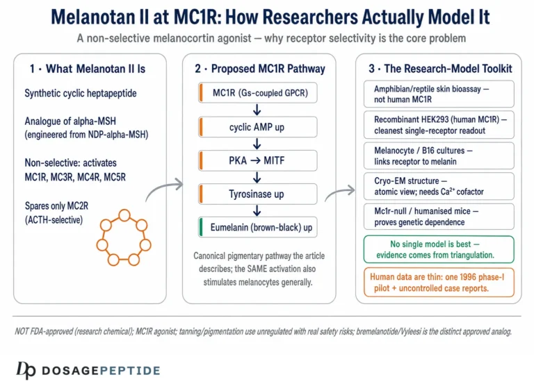 What Experimental Models Best Assess Melanotan II Effects on MC1R?