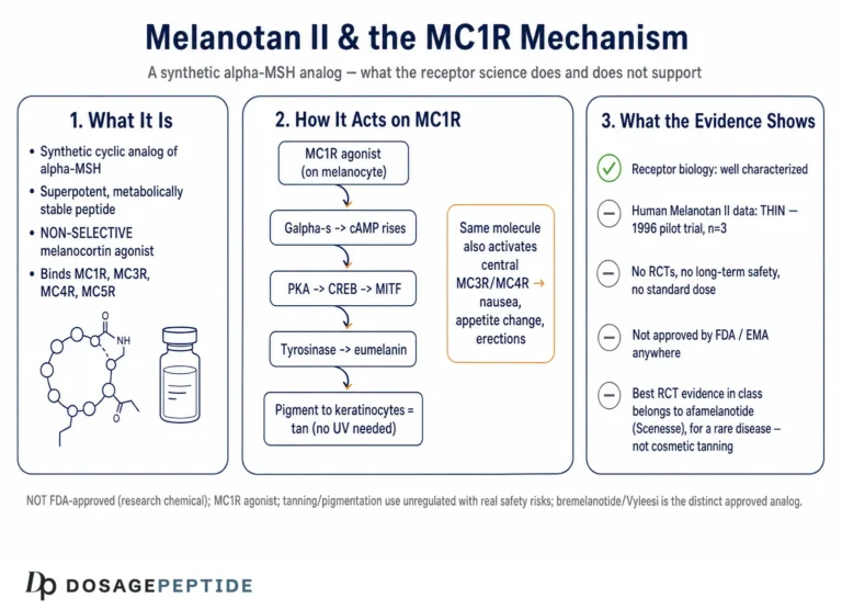How Does Melanotan II Affect MC1 Receptor Activity in Skin Pigmentation Research?