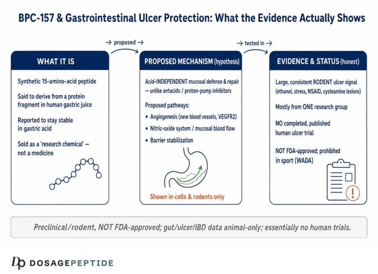 What Does Research Reveal About BPC-157 Role in Gastrointestinal Ulcer Protection?
