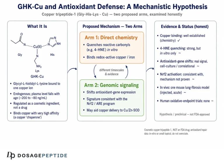 How Does GHK-Cu Modulate Cellular Antioxidant Defense Mechanisms at the Molecular Level?