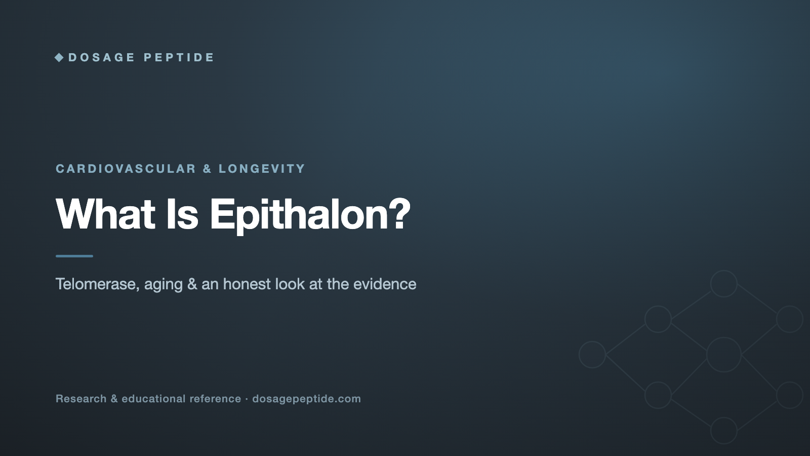 What Is Epithalon? Telomerase, Aging & the Research Evidence
