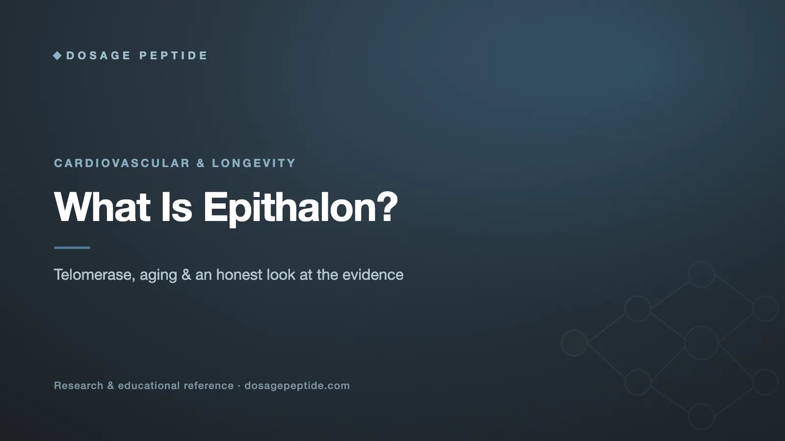What Is Epithalon? Telomerase, Aging & the Research Evidence