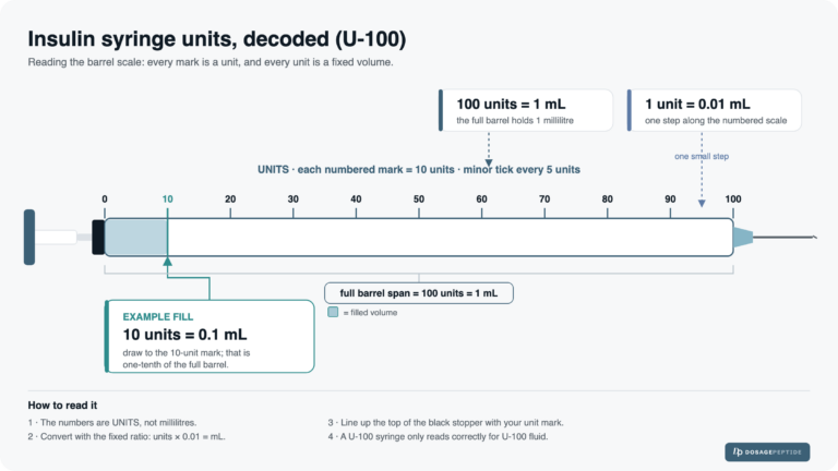 Insulin Syringe Units for Peptides: The 60-Second Guide