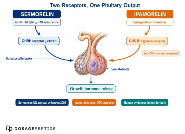 Sermorelin vs Ipamorelin: How the Two Growth Hormone Peptides Actually Differ