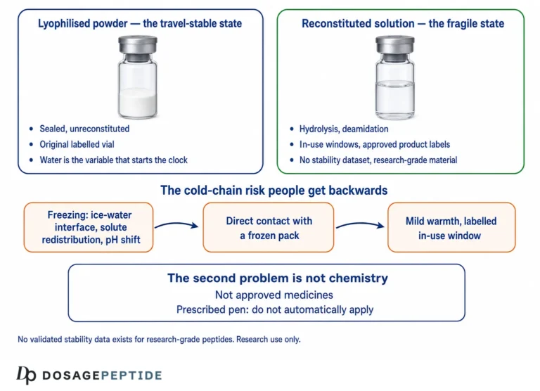 How to Travel With Peptides: Storage, Cold Chain and Border Rules