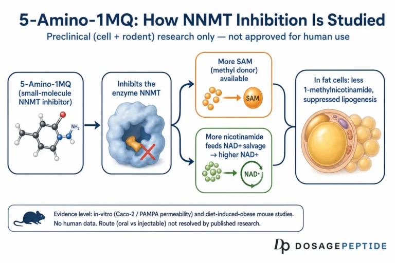 5-Amino-1MQ Oral vs Injectable & Half-Life