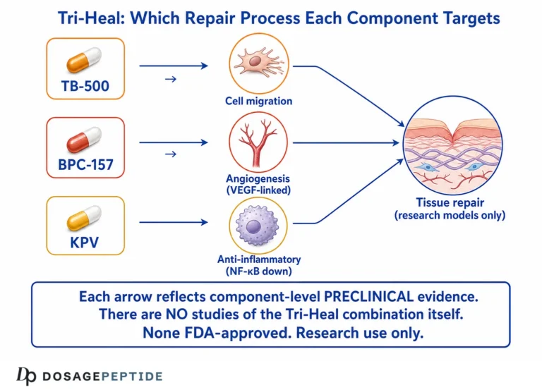 What Is Tri-Heal? The TB-500 + BPC-157 + KPV Recovery Blend Explained
