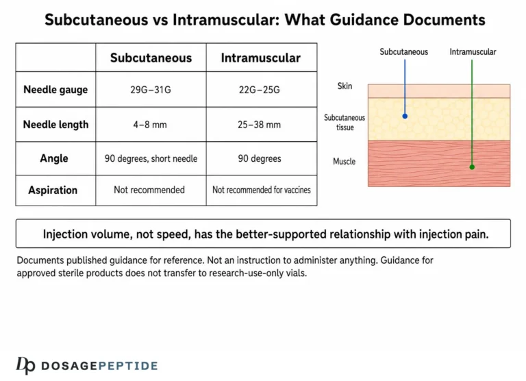 How to Inject Peptides: Needle, Angle, Depth and the Safety Gap