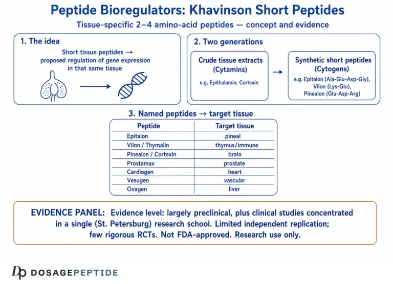 What Are Peptide Bioregulators? The Khavinson Short-Peptide Research Explained